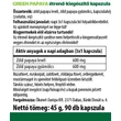 Kép 2/2 - Green Papaya kapszula 90 db - Biocom