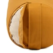 Kép 4/10 - Bolster ECO tönköly hengerpárna - Mézsárga - Bodhi