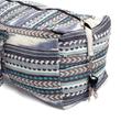 Picture 4/6 -Ethno bag for yoga equipment - Black-White-Blue - Bodhi