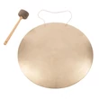 Kép 2/3 - Bodhi Gong – kézzel készített réz gong filc ütővel – Ø 60 cm