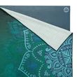 Kép 2/4 - GRIP² jógatörölköző - Mandala Jungle Green  - Bodhi