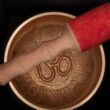 Indian Singing Bowl with OM engraving 15 cm - Bodhi