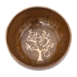 Kép 3/4 - Kézzel készült tibeti hangtál, Életfa gravírozással, 16 cm - Bodhi