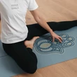 Kép 7/7 - Leela jógaszőnyeg - Hamsa Világoskék - Bodhi