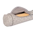 Kép 2/8 - Maharaja pamut jógatáska 70 - Taupe/Silver - Bodhi