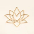 Kép 3/6 - Polár jógatakaró ASANA Lotus hímzéssel - bézs - Bodhi