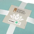 Kép 4/6 - Polár jógatakaró ASANA Lotus hímzéssel - világoskék - Bodhi