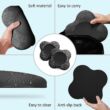 Picture 6/6 -Gel Yoga Knee Support Pads, black, 2 pieces - Bodhi