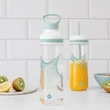 Kép 3/3 - FLOW 2in1 BPA mentes műanyag kulacs - Wave - Equa
