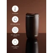 Kép 5/6 - Termoszbögre 300ml - Barna - Equa