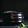 Kép 2/3 - M Matcha Chawan kerámia teáscsésze - Fekete