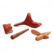 Picture 1/5 -Hardwood Massage Tool Set, 4 pcs. - Bodhi