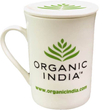 Kép 1/2 - Kézzel készített bögre fedővel - Organic India