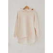 Kép 1/12 - HOODED IKIGAI Kapucnis Pulóver - Cream - Patent Duo