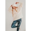 Kép 11/12 - Kapucnis Pulóver HOODED IKIGAI - Cream - PatentDuo