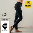 Kép 3/6 - Női jóganadrág - THERMO - Fekete - PatentDuo