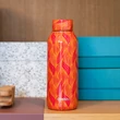 Kép 2/4 - Hőtartó fémkulacs SOLID - Orange Bloom 510ml - Quokka