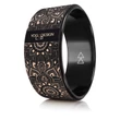 Kép 2/8 - MANDALA Black parafa jóga kerék - YogaDesignLab