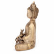 Kép 3/7 - Buddha réz szobor, aranyozott, 18cm - Bodhi