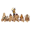 Kép 7/7 - Mahadevi réz szobor, többszínű, 50cm - Bodhi