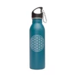 Kép 1/3 - Fémkulacs - Élet Virága - Petrol - 700 ml - Bodhi