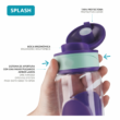 Picture 5/5 -Splash Azurite BPA free bottle 730ml - Quokka