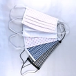 Kép 2/2 - Textil, mosható, 2 rétegű szájmaszk - Fehér