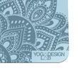 Kép 5/8 - Jógaszőnyeg Infinity Mat - Mandala Aqua / YogaDesignLab
