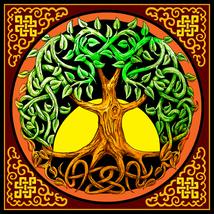 Mandala fridge magnet