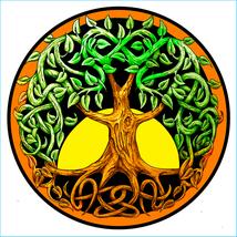 Mandala Ablakmatrica - Életfa barna