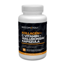Kollagén+Hyaluron+C-vitamin kapszula, 100 db - Biocom