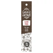 Füstölőpálcika cedarwood, Gaias incense