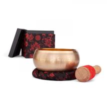 Indian Singing Bowl with OM engraving 15 cm - Bodhi