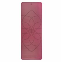 PHOENIX jógaszőnyeg 4mm - LIVING FLOWER Berry  - Bodhi