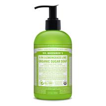 Dr. Bronner's Organic sugar soaps 355ml - Lemongrass-Lime