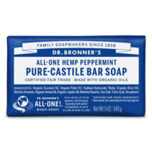 Dr. Bronner's Bio szilárd kasztíliai szappan - Borsmenta 140g