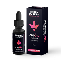 CBD olaj 24% 2400mg - Happy Garden