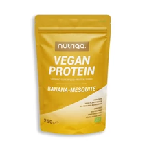 Nutriqa Bio vegán banán–mesquite protein shake – 250 g