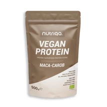 Nutriqa Bio vegán maca–karob protein shake – 500 g