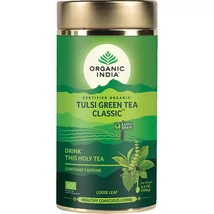 Tulsi GREEN TEA Zöld Tea, szálas bio tea, 100g - Organic India