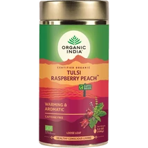 Bio Tulsi tea - Málna és őszibarack - Szálas - Organic India