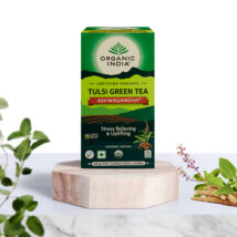 Bio Tulsi tea - Zöld tea-Ashwaganda - Filteres - Organic India