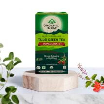 Bio Tulsi tea - Filteres, Zöld tea-Gránátalma - Organic India