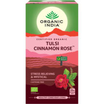 Tulsi CINNAMON ROSE Fahéj Rózsa, filteres bio tea, 25 filter - Organic India	