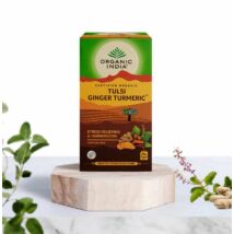 Bio Tulsi tea - Kurkuma-Gyömbér - Filteres - Organic India