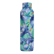 Solid Blue Irises fémkulacs 630ml - Quokka