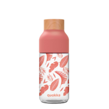 Ice Pink Botanical BPA mentes műanyag kulacs 570ml - Quokka