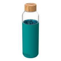 Üveg kulacs szilikon borítással 660 ml - Quokka