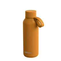Hőtartó fémkulacs pánttal Solid - Mustársárga 510 ml - Quokka