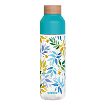Ice Watercolor Leaves BPA mentes műanyag kulacs 840ml - Quokka